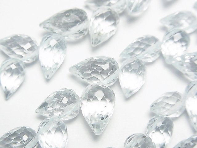 Drop, Faceted Briolette, Topaz Gemstone Beads