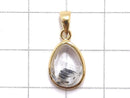 [Video][One of a kind] Sichuan Graphite In Quartz Pendant 18KGP NO.50