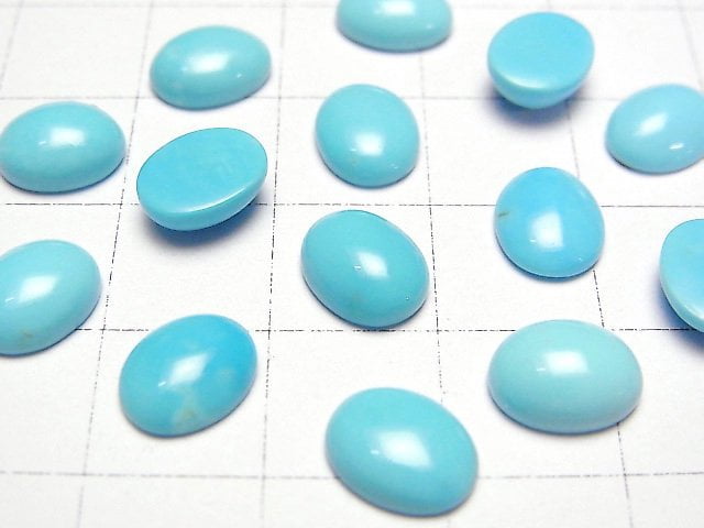 [Video] Arizona Kingman Turquoise AAA- Oval Cabochon 9x7mm 3pcs