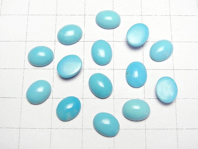 [Video] Arizona Kingman Turquoise AAA- Oval Cabochon 9x7mm 3pcs