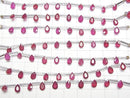 [Video]High Quality Ruby AAA Pear shape Faceted 6x4mm 1strand (8pcs )