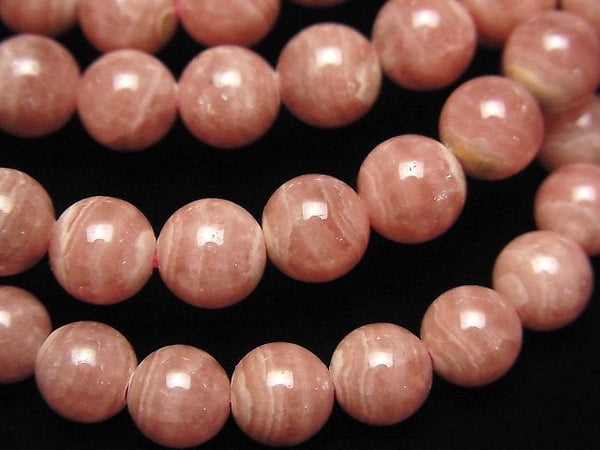 Accessories, Bracelet, Rhodochrosite, Round Gemstone Beads