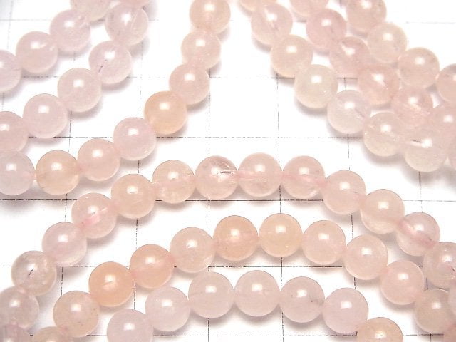 [Video] Morganite AAA- Round 6mm Bracelet