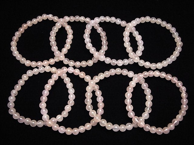 [Video] Morganite AAA- Round 6mm Bracelet