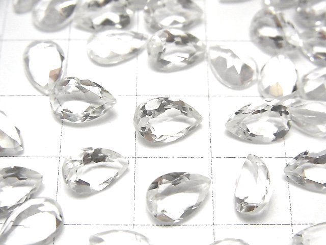 [Video]High Quality Crystal AAA Loose stone Pear shape Faceted 9x6mm 5pcs