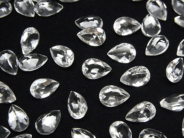 [Video]High Quality Crystal AAA Loose stone Pear shape Faceted 9x6mm 5pcs