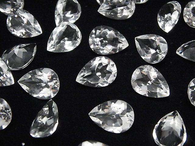 [Video]High Quality Crystal AAA Loose stone Pear shape Faceted 18x13mm 2pcs