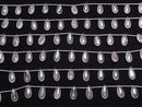 [Video]High Quality Rose Quartz AA++ Pear shape (Smooth) 15x7mm 1strand (9pcs )