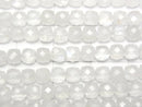 [Video]High Quality! Rainbow Moonstone AA++ Cube Shape 4x4x4mm half or 1strand beads (aprx.15inch/37cm)