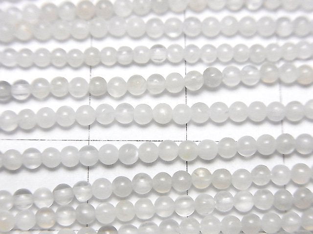 [Video]White Moonstone AA++ Round 2mm 1strand beads (aprx.15inch/37cm)