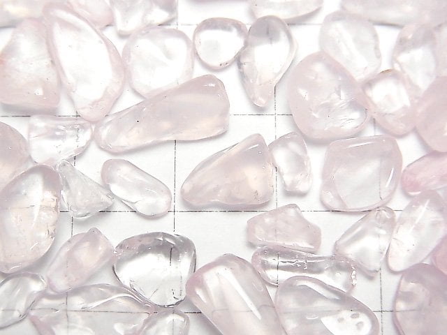 Rose Quartz Undrilled Chips 100 grams