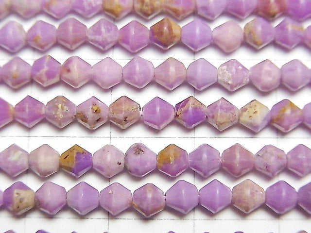 [Video]High Quality! Phosphosiderite AA Abacus Round Cut 4x4x3mm 1strand beads (aprx.15inch/37cm)