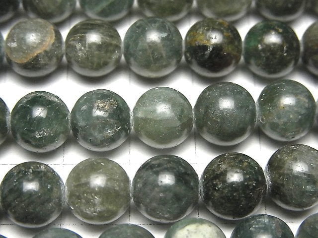 [Video] Green Apatite A++ Round 10mm 1strand beads (aprx.15inch/36cm)