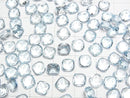 [Video]High Quality Sky Blue Topaz AAA Loose stone Faceted Square 6x6mm 5pcs