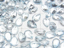 [Video]High Quality Sky Blue Topaz AAA Loose stone Pear shape Faceted 6x4mm 10pcs