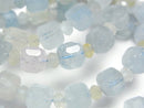 Accessories, Aquamarine, Bracelet, Cube, Roundel Gemstone Beads