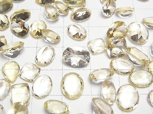 [Video]High Quality Heliodor AAA Loose stone mix shape Faceted 2pcs