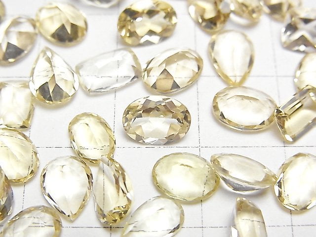 [Video]High Quality Heliodor AAA Loose stone mix shape Faceted 2pcs