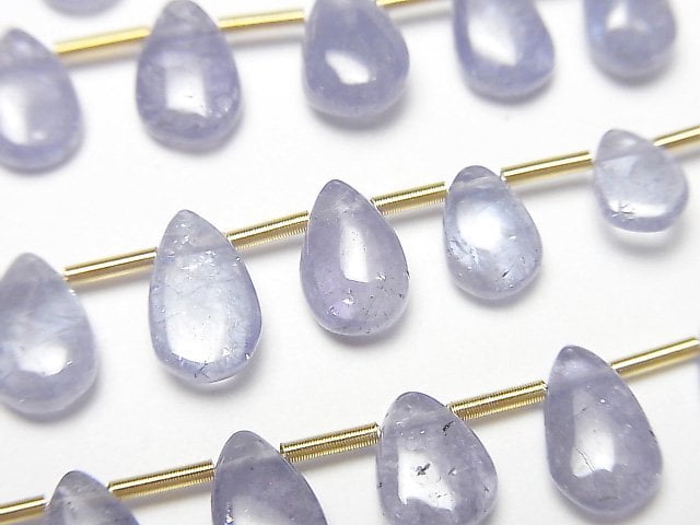 Pear Shape, Tanzanite Gemstone Beads