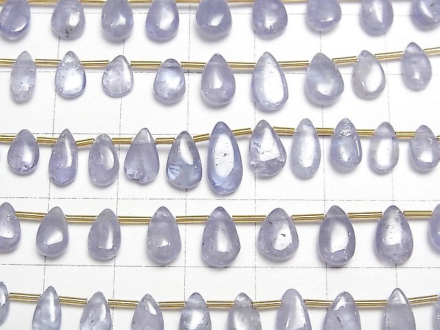 [Video]High Quality Tanzanite AA++ Pear shape (Smooth) 1strand beads (aprx.5inch/12cm)