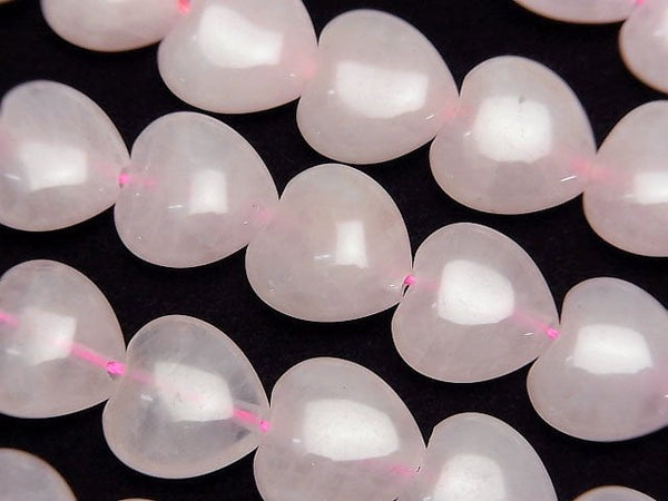 Heart, Rose Quartz Gemstone Beads