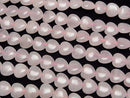 [Video] Rose Quartz AA++ Vertical Hole Heart 11x12mm 1strand beads (aprx.14inch/35cm)