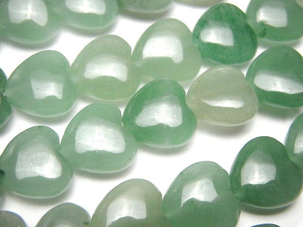 Aventurine, Heart Gemstone Beads