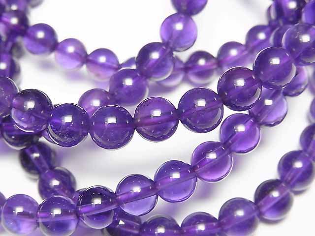 Accessories, Amethyst, Bracelet, Round Gemstone Beads