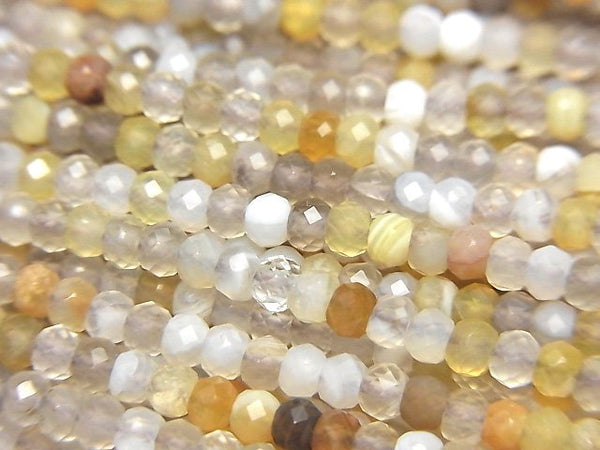 Botswana Agate, Roundel Gemstone Beads
