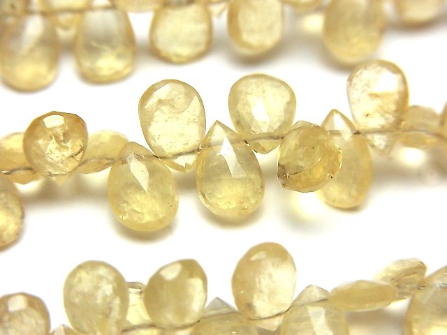 Faceted Briolette, Other Stones, Pear Shape Gemstone Beads