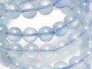 Accessories, Aquamarine, Bracelet, Round Gemstone Beads