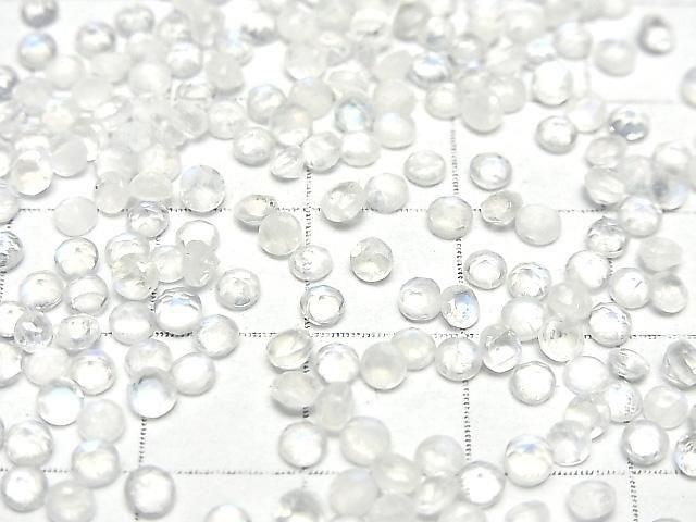高品質彩虹月光石 AA++ 圓形刻面裸石 3x3mm 10顆