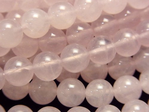 Rose Quartz, Round Gemstone Beads