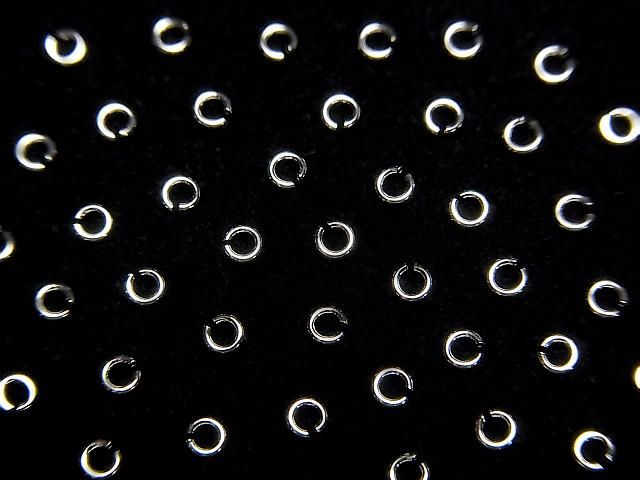 Platinum [PT850] Jump Ring 0.4x1.8mm 1pc