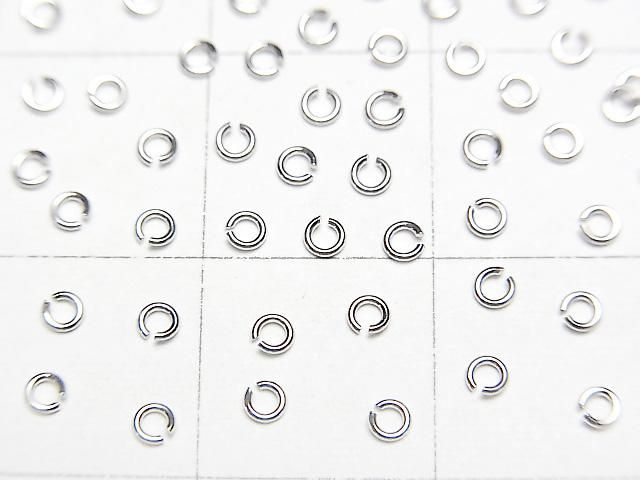 Platinum [PT850] Jump Ring 0.4x1.8mm 1pc