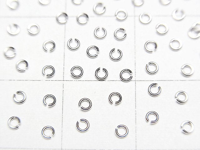 Platinum [PT850] Jump Ring 0.4x1.8mm 1pc