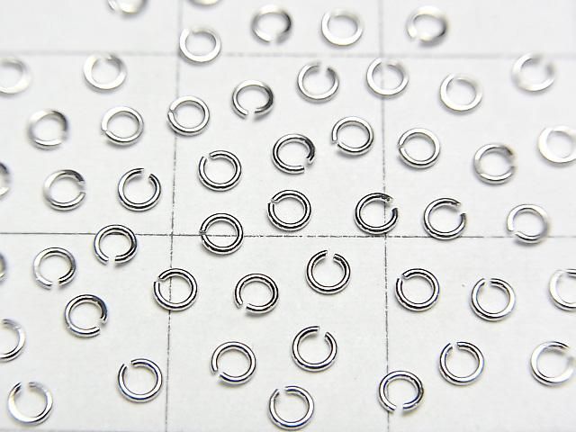 Platinum [PT850] Jump Ring 0.4x2.0mm 1pc