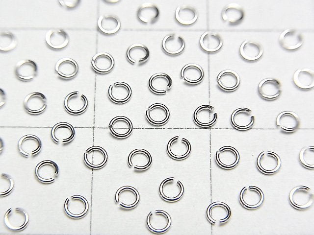 Platinum [PT850] Jump Ring 0.4x2.0mm 1pc