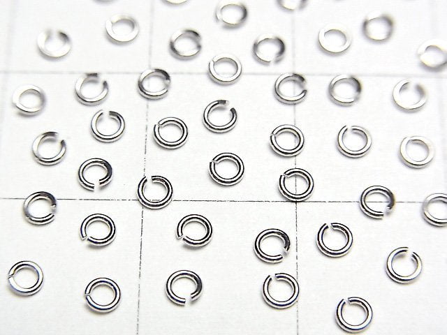 Platinum [PT850] Jump Ring 0.5x2.3mm 1pc