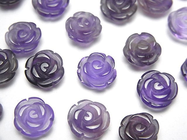 Amethyst, Rose Gemstone Beads