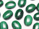 Cabochon, Malachite Gemstone Beads