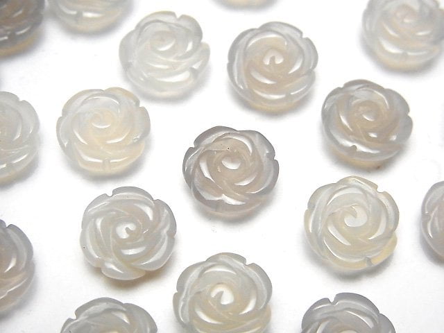 Onyx, Rose Gemstone Beads