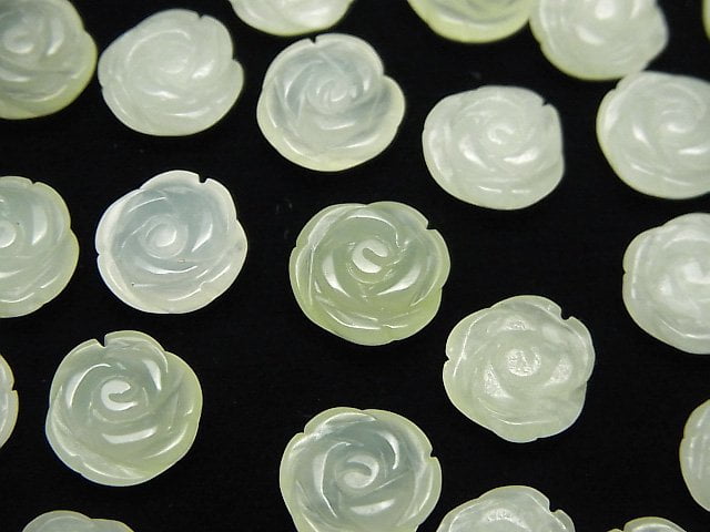 Jade, Rose Gemstone Beads