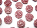 Rose, Siliceous Schist Gemstone Beads