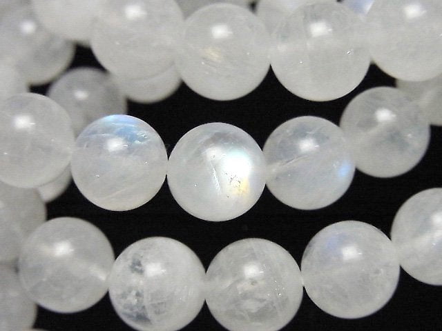 Accessories, Bracelet, Rainbow Moonstone, Round Gemstone Beads