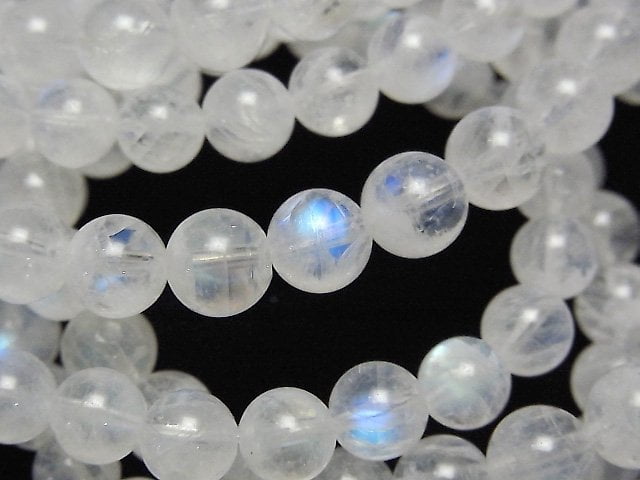 Accessories, Bracelet, Rainbow Moonstone, Round Gemstone Beads