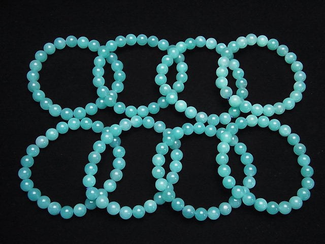 [Video] Mozambique Amazonite AAA- Round 8mm Bracelet