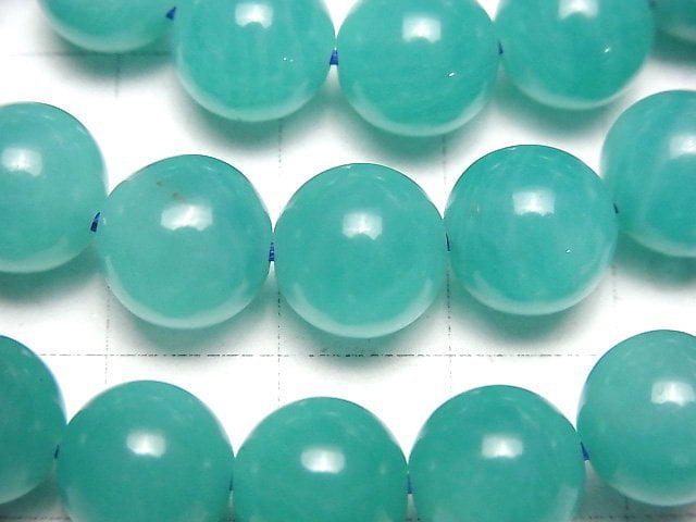 [Video] Mozambique Amazonite AAA- Round 10mm Bracelet