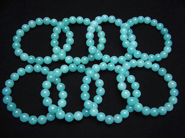 [Video] Mozambique Amazonite AAA- Round 10mm Bracelet