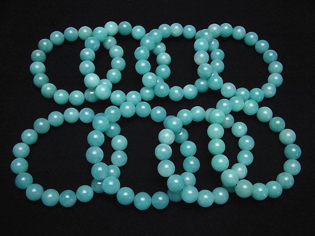 [Video] Mozambique Amazonite AAA- Round 12mm Bracelet